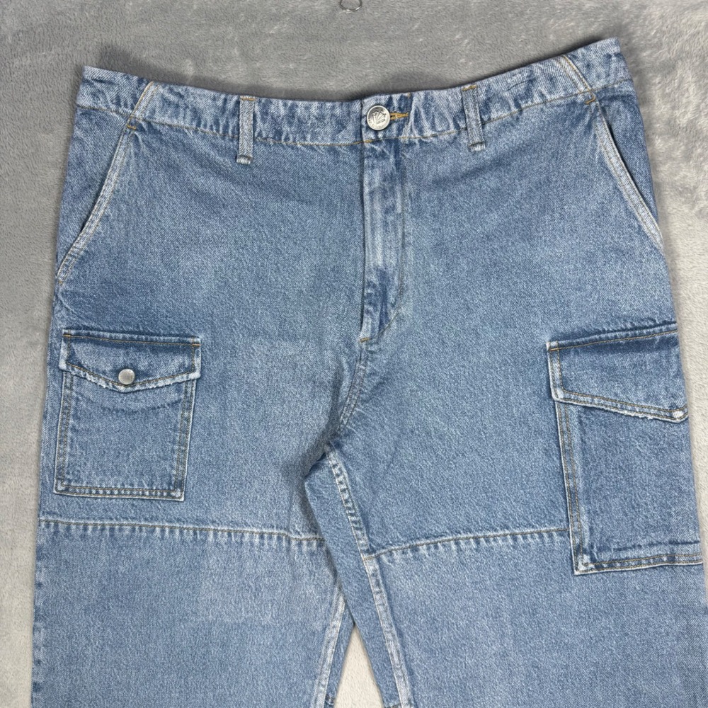 rag & bone miramar Nora cargo pant sweat pant Light Blue Women's Jeans 31 - Picture 5 of 16